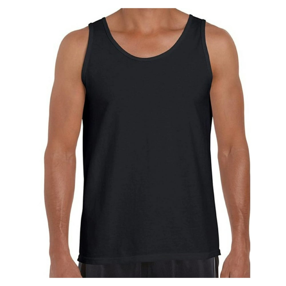 Gildan - Gildan Tank Top for Men Cotton Sleeveless Shirts for Him Mens ...