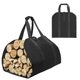thumbnail image 4 of Firewood Transport Bag with Handle, Firewood Transport Suitcase, Firewood Rack, Fireplace Firewood Tote, 4 of 4