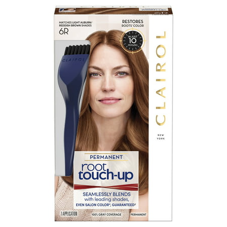Clairol Root Touch-Up Permanent Hair Color, 6R Light (Best Home Hair Color Root Touch Up)