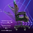 thumbnail image 6 of OYAJIA RGB Gaming Chair and LED Lights Ergonomic Computer Game Chair with Footrest High Back Game Chair with Lumbar Support Black, 6 of 9