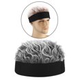 thumbnail image 3 of ZheElen Tuque Unisexe avec Perruque de Mode pour Cheveux, Sans Bord, 3 of 5