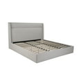 thumbnail image 6 of Whiteline Modern Living Tokyo King Bed, Light Grey, 6 of 10