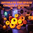thumbnail image 5 of BESTSKY 12Pcs Pumpkins for Decorating,Vibrant Orange Color Fall Kitchen Decor,Lifelike Mini Ornament Thanksgiving Decorations,Orange, 5 of 7