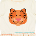 thumbnail image 4 of Inktastic Tiger Face Girls Toddler Dress, 4 of 5