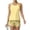 Beige, variant on Tankini Swimsuits for Women Sunflower Print Drawstring Crew Neck Sports Bathing Suit Beach Summer Two Piece Swimsuit Yellow S