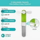 thumbnail image 2 of Handheld Mini Fan Portable Folding Pocket Fan Usb Rechargeable Desk Fan Small Travel Fans For Home, Travel, Camping ,2 Speeds (green), 2 of 5