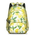 thumbnail image 2 of Lemon Backpack for School,Cute School Bag,Schoolbag with Adjustable Shoulder Straps & Padded Back,16.9 Inch, 2 of 5