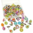 thumbnail image 1 of 100PCS Creative Thumb Tacks Decorative Push Pins, 1 of 6