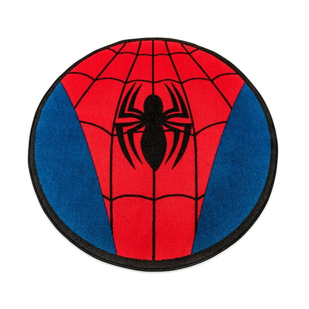Marvel Spider Man Chest Logo Round, What Size Rug Under 52 Inch Round Table