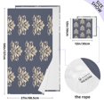 thumbnail image 3 of Decorative Pattern 2 Piece Cotton Bath and Face Towel Set Soft and Absorbent, for Beach Pool Bathroom, 3 of 7