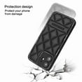 thumbnail image 2 of Dteck Case for iPhone 11 6.1 inch, Shockproof Slim Lightweight PU Leather Back Protective Case Support Wireless Charging, Black, 2 of 7