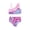 Pink Mermaid, variant on Emy Dola Baby Girl Leopard Bathing Suit Toddler Two Piece Swimsuit Ruffle Sleeve Summer Beach Bikini Sets for 0-5 Years