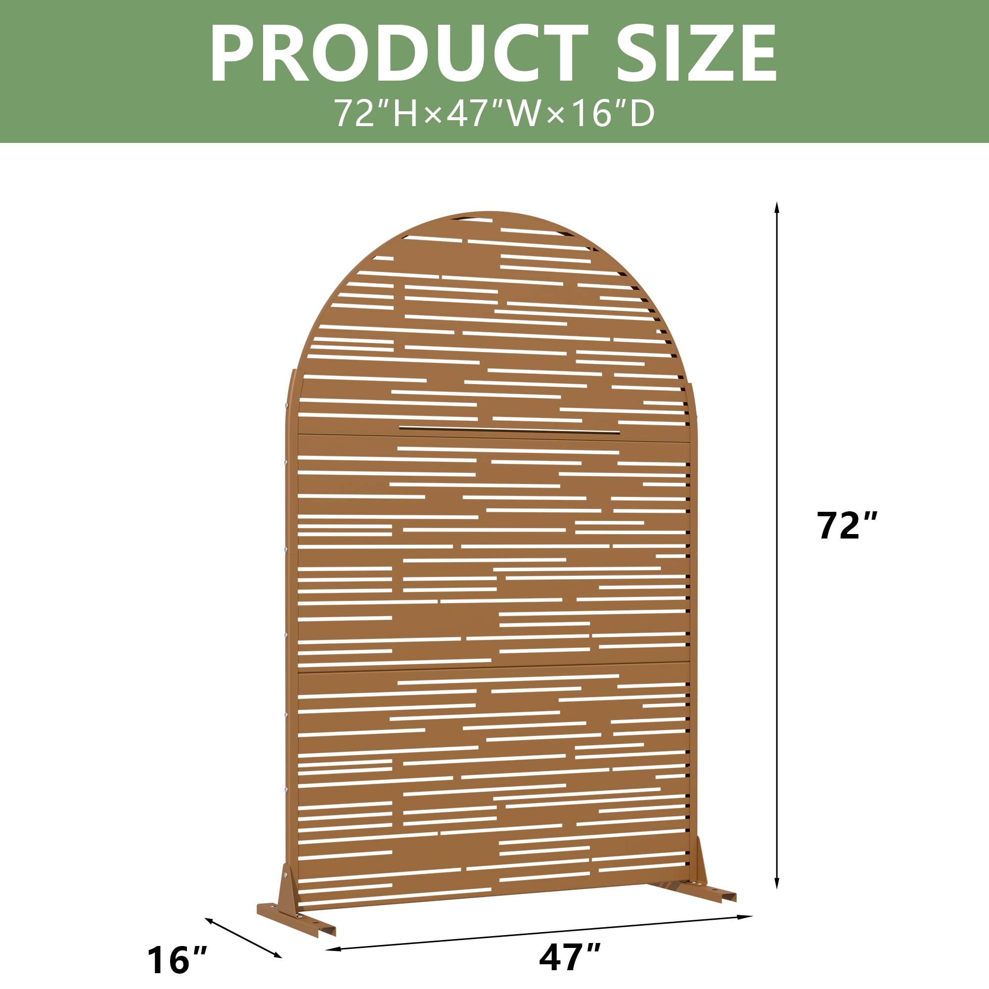 Privacy Metal Screen Fence Panel