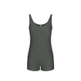 thumbnail image 4 of qucoqpe Summer Tankini Swimsuits for Women Fashion Solid Color Adjustable Strap Two-Piece Modest Bathing Suits Beach Vacation Swimwear with Boyshorts, 4 of 8