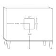 thumbnail image 2 of American Imaginations 30-in. W Vanity Set Antique Walnut, 2 of 9