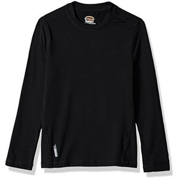Duofold 617914372156 Big Boys Flex Weight Thermal Shirt, Black - Small