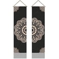 thumbnail image 2 of 2Pcs Mandala Tapestry Bohemian Floral Long Vertical Tapestry Wall Hanging Mandala Wall Decor Boho Tapestry, 2 of 9