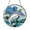 Acrylic 3.5 Inch, variant on Blue Dolphin Floral Glass Window Hanging – Coastal Home Decor2101