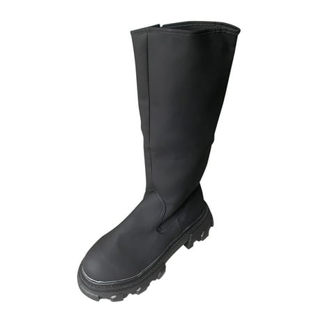 

Pianpianzi Zip Boot Womens Knee High Boots Size 6 Taupe Knee High Boots Thigh Winter Belt Breathable Shoes High Boots Flat Buckle Size Retro Color Boots Barrel Plus Zipper Women s women s boots
