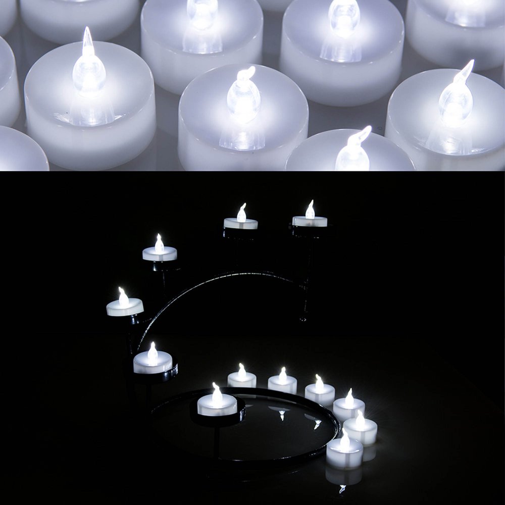 AGPtek_ 24 PCS LED Tealights BatteryOperated flameless Candles Lights