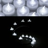 AGPtek_ 24 PCS LED Tealights Battery-Operated flameless Candles Lights For Wedding Birthday Party - White