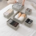 12 Pack Foldable Fabric Drawer Organizers for Clothes Storage ...