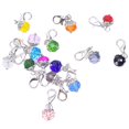 thumbnail image 1 of 20pcs Assorted Color Crystal Dangle Charms Pendant with Lobster Clasp Jewelry Making Accessory Fit Floating Locket Charms Necklaces Rndom Color, 1 of 6