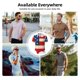 thumbnail image 5 of Balery American Flag Map Camisa Polo de Hombre con Estampado, de Manga Corta y Tejido Medio, Camisa Tipo Golf Polo-X-Large, 5 of 6
