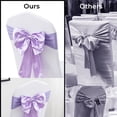 thumbnail image 4 of 20Pcs Elegant Satin Wedding/Party Chair Cover Sashes/Bows - Double-Layer Bow Ribbon Tie Back Sash, 4 of 5