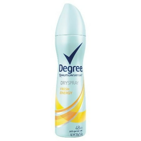 Degree Women Fresh Energy Antiperspirant Deodorant Dry Spray 3.8 oz