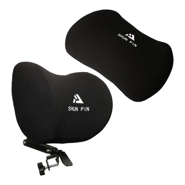 Clip de fijación para reposacabezas de silla de oficina, soporte para reposacabezas de silla de juego suave Esponja