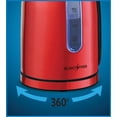 thumbnail image 3 of EUROSTAR EKS12RD 1.2L Stainless Steel Electric Kettle, Red, 3 of 5