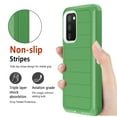 thumbnail image 6 of Xhy Samsung Galaxy A03S Case with Belt Clip Holster and Screen Protector Military Grade Full Body Multilayer Drop Shock Protection 3 in 1 Rugged Durable Detachable for Samsung A03S Phone - Green White, 6 of 9