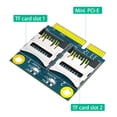 thumbnail image 4 of Tarjeta TF dual a mini adaptador PCI-E PCIe lector tarjetas memoria, 4 of 8