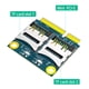 thumbnail image 3 of Tarjeta TF dual a mini adaptador PCI-E PCIe lector tarjetas memoria, 3 of 7