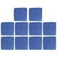 thumbnail image 5 of Paños de limpieza de microfibra suave, paquete de 10, cuadrados azules para uso en el hogar y la cocina, 5 of 8