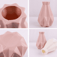 thumbnail image 3 of Líneas geométricas florero de cerámica estilo origami florero de flores secas decoración del hogar MFZFUKR CPB-DE-WX464-4, 3 of 5