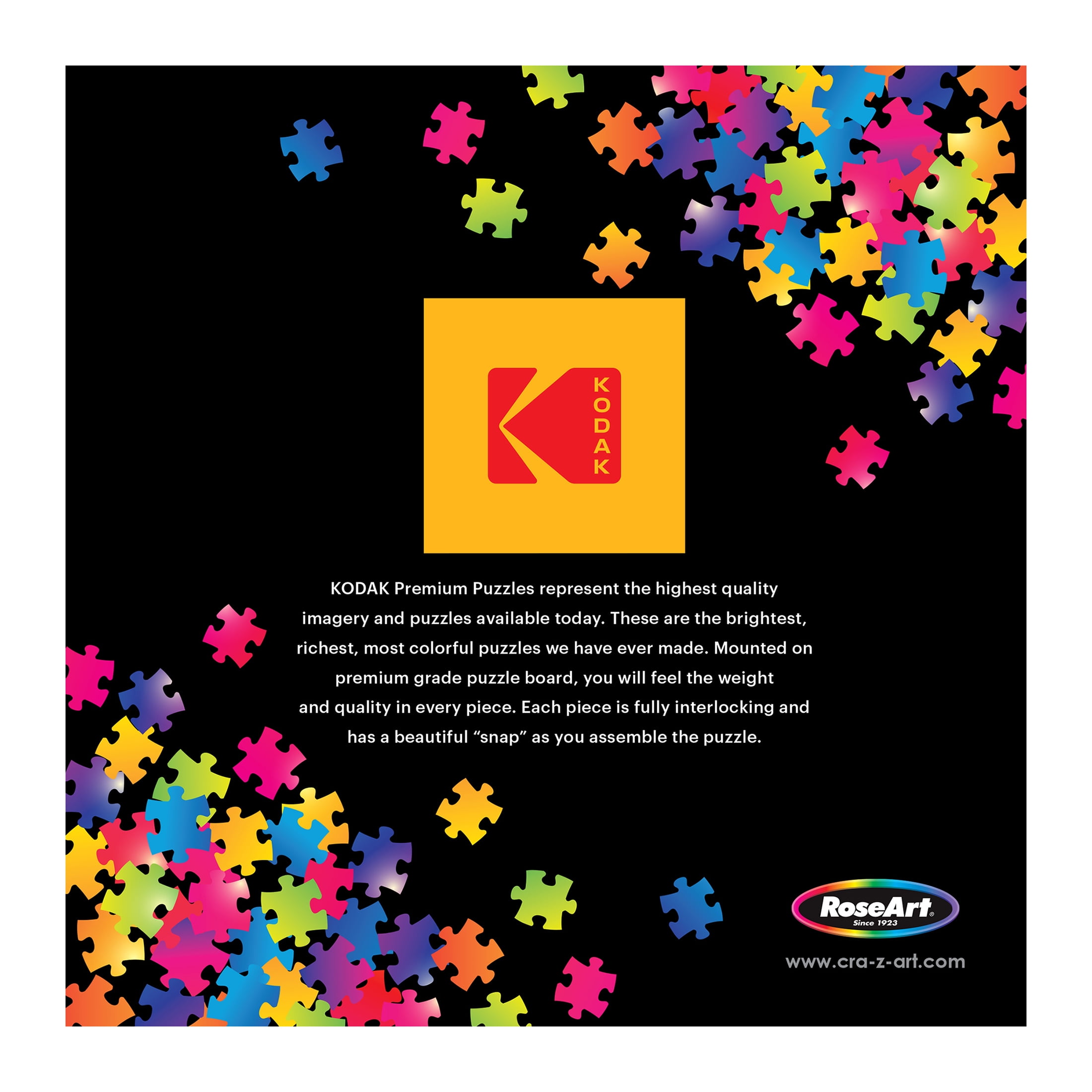 RoseArt - Kodak Premium 1000 pièces -Compilation des pays- Puzzle à emboîter pour adultes