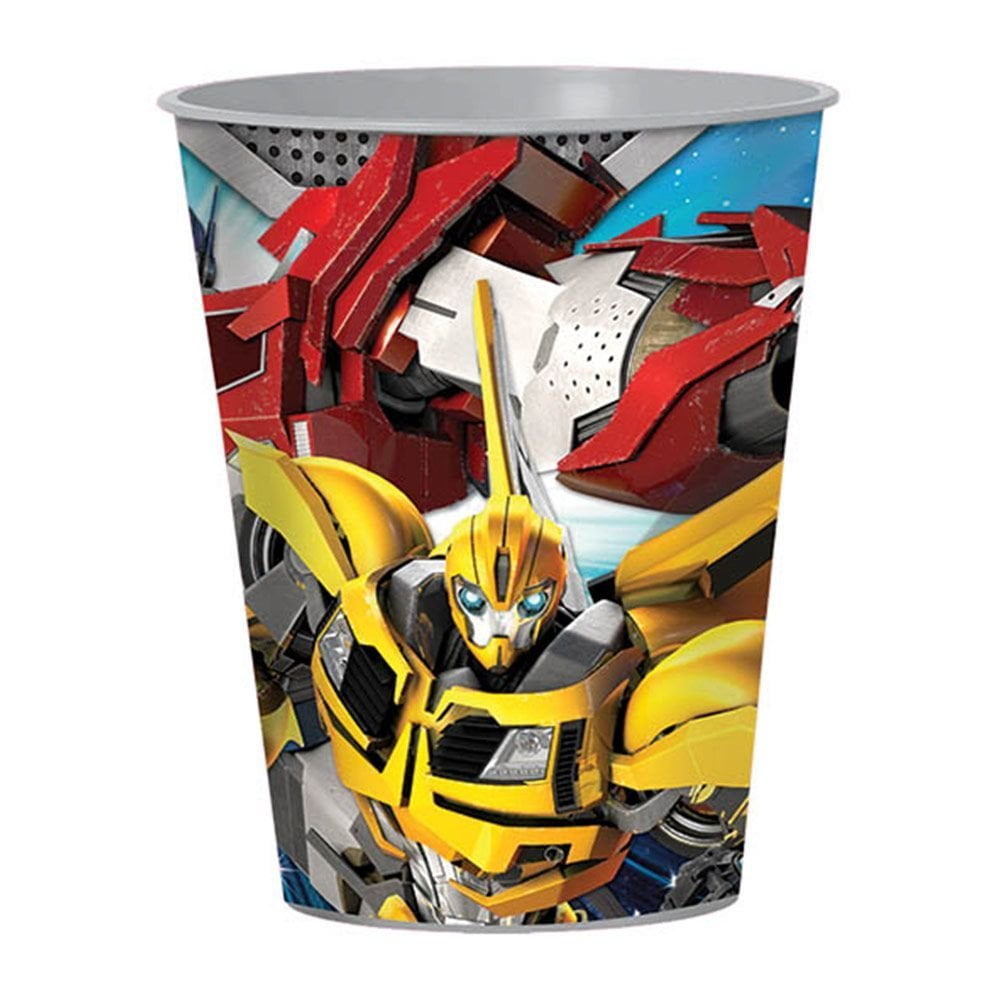Lot of 12 Cups Transformers 16 oz Plastic Cup Party Favor Supplies 