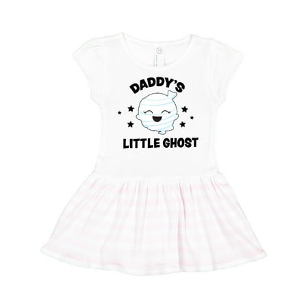 

Inktastic Cute Daddy s Little Ghost with Stars Gift Toddler Girl Dress