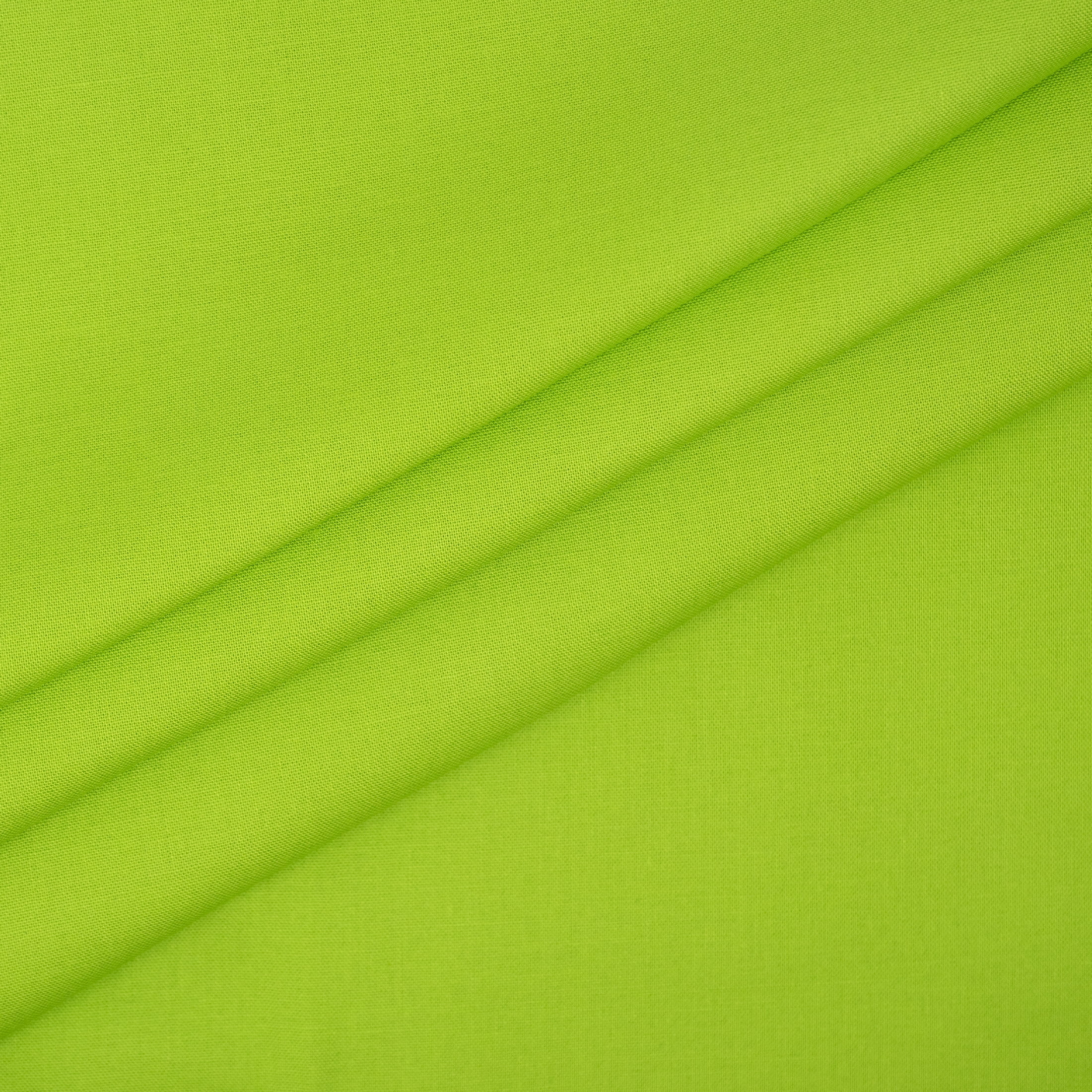 (4 pack) Waverly Inspirations 1 Yard Cut 100% Cotton Solids Fabric, Bright Green, 44" Wide for Quilting & Sewing
