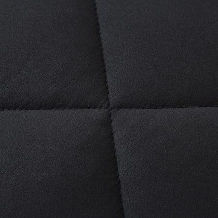 MAINSTAYS REVERSIBLE MICROFIBER COMFORTER, BLACK, FULL/QUEEN