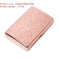 thumbnail image 4 of RFID Metal Blocking Credit Card Holder/Travel Wallet/Protective Case RFID,Designed to Hold 7 Credit Cards (Rose Gold), 4 of 7