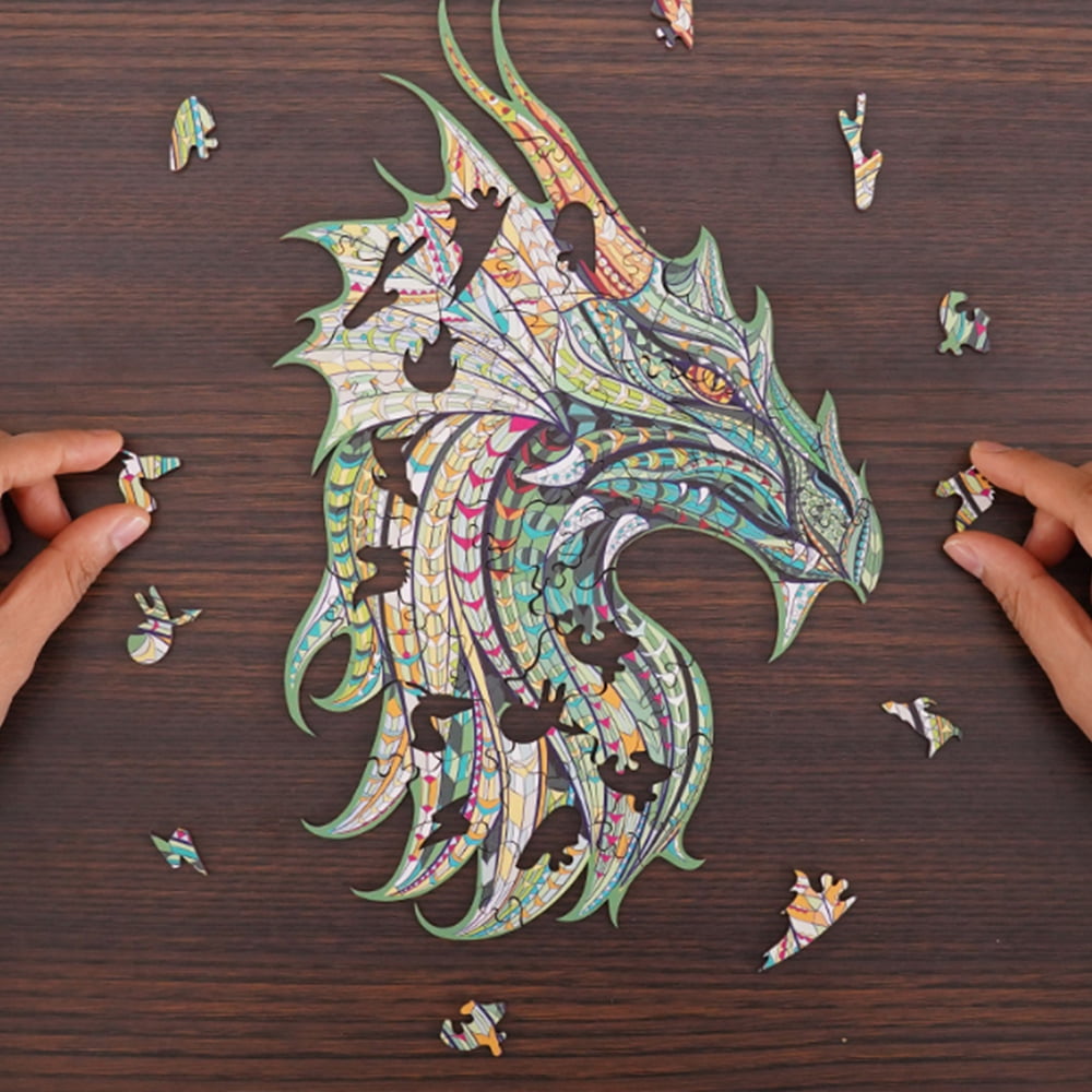 Details about   97-330pcs 3D Wooden Puzzles Dragon Jigsaw Adults Kids Toy Games Christmas T5C2 