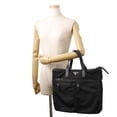 thumbnail image 4 of Pre-Owned Prada Tote Bag Handbag Nylon Leather 2VG860 PRADA 2-way Shoulder Black, 4 of 18
