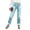 Light Blue, variant on HXWCHs Women's High Waist Straight Leg Denim Trousers Stretch Comfortable Slim Fit Casual Jeans for Everyday Work Wear XS Yellow