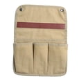 thumbnail image 2 of Bolsa de almacenamiento para reposabrazos de silla de camping, soporte para botella de agua, organizador de bolsillo lateral para Caqui, 2 of 9