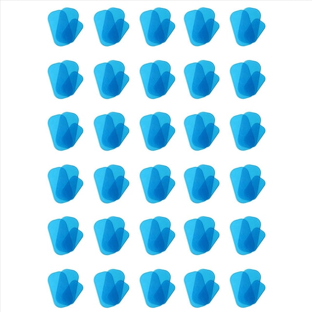 90 Piezas Almohadillas de Gel para Entrenador de Cadera Reemplazo de Almohadilla de Gel de ABS para EMS Hoja de Gel de Reemplazo de ABS para Entrenador de GlúTeos