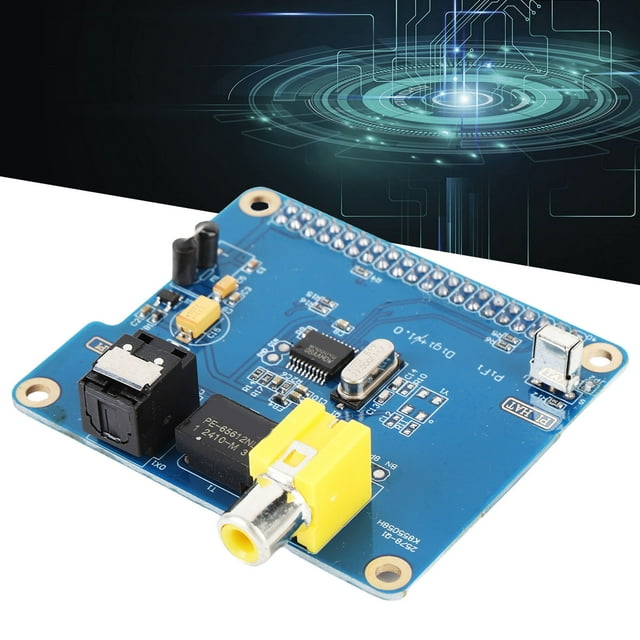 Módulo De Tarjeta De Sonido HiFi, Filtro Incorporado Placa De Expansión De Sonido Chapado En Oro WM8804G Chip I2S Interfaz Para Amplificadores
