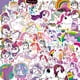thumbnail image 1 of Juego de pegatinas de PVC impermeable con diseño de unicornios, 50 unidades, para teléfono portátil, 1 of 2